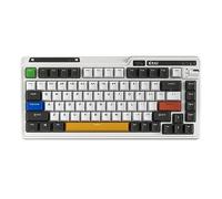 KZZI K75 PRO RGB 75% Wireless Gasket Mechanical Keyboard, Triple Mode Bluetooth 5.0/2.4G/USB-C 82 Keys Hot Swappable Gaming Keyboard w/Knob & Power Display, Custom Linear Switches, Knight Gray