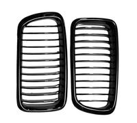 KZZYPJ Maille Calandre Lot De 2 Grilles De Pare-Chocs Avant De Voiture Noir Mat Brillant pour BMW pour Série 7 pour E38 1999 2000 2001 Pare Chocs Avant Grille Calandre(Gloss Black)