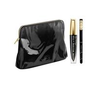 L'Oréal Paris - Trousse Maquillage Femme Luxe - 1 Mascara Volume Millions de Cils Baume Noir + 1 Eyeliner Perfect Slim Noir