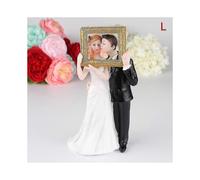 (L)12 Style Fashion Synthetic Resin Bride&groom Figurine Wedding Cake Topper Craft