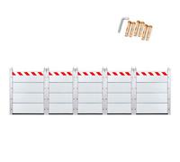 L 9.28m x H 40cm BarrièRe éTanche, Flow Stop Inondation, Protection Contre Les Inondations, KellertüR Hochwasserschutz, ClôTure Anti-Inondation BarrièRe Anti-Inondation Robuste