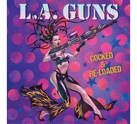 L.A. Guns – Cocked & Re-Loaded – Vinyle 12" LP – Splatter violet/noir/blanc – Édition limitée