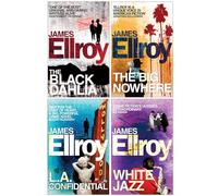 L.A. Quartet Series 4 Books Collection Set By James Ellroy (The Black Dahlia, The Big Nowhere, LA Confidential & White Jazz)