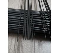l’acier inoxydable, Lot de 20 fils d'acier à ressort en alliage, 500 mm/20 po, trempés à l'huile noire, fil droit 55, diamètre du fil: 0,6 à 3,5 mm(1.2mm)