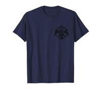 L’Aigle Bicéphale Byzantin Coeur - Emblème Héraldique T-Shirt
