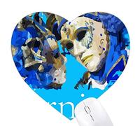 L 'Amour des Hommes et des Femmes Jeux de Tapis de Souris en Forme de Coeur