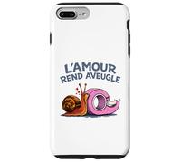 L’Amour Rend Aveugle - Humour Escargot Amoureux Coque pour iPhone 7 Plus/8 Plus