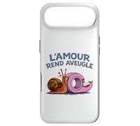 L’Amour Rend Aveugle - Humour Escargot Amoureux Coque pour iPhone Air