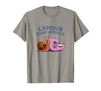 L’Amour Rend Aveugle - Humour Escargot Amoureux T-Shirt