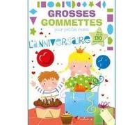 Grosses gommettes l'anniversaire bleu TU