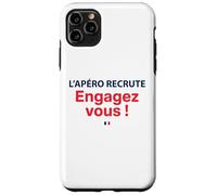 L’Apéro Recrute Engagez-Vous ! Humour apéritif français Coque pour iPhone 11 Pro Max