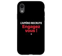 L’Apéro Recrute Engagez-Vous ! Humour apéritif français Coque pour iPhone XR