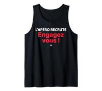 L’Apéro Recrute Engagez-Vous ! Humour apéritif français Débardeur