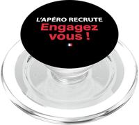 L’Apéro Recrute Engagez-Vous ! Humour apéritif français PopSockets PopGrip pour MagSafe
