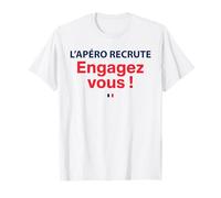 L’Apéro Recrute Engagez-Vous ! Humour apéritif français T-Shirt