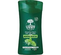 Arbre Vert Homme Gel Douche 3en1 Menthe Fraîche Corps/Visage/Cheveux Flacon 250ml