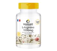 L-Arginine 1000mg - 90 comprimés - Acide animé - 3000mg par dose journalière | Warnke Vitalstoffe - Qualité des pharmacies allemandes