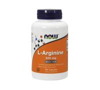 L-Arginine 500 mg 100 gélules végétales Now Foods