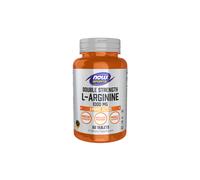 L-arginine double concentration 1000 mg, 60 comprimés Now Foods