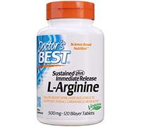 L-Arginine - Libération prolongée + immédiate, 500mg - 120 comprimés