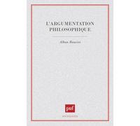 L' argumentation philosophique : Étude de sociologie cognitive