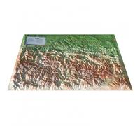 CARTE EN RELIEF DE L'ARIÈGE: CARTE EN RELIEF DE L'ARIÈGE