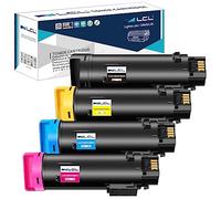 LCL Cartouche de Toner Compatible 6510 6510DN 6510N WorkCentre 6515 6515DN Remplacement pour Xerox 6515 6510 6515DNI 6515DNW 6515N 6515NW 106R03480 106R03477 106R03478 106R03479 (4Pack K C M Y)