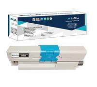 LCL Cartouche de Toner Compatible C332dnw C332dn c332 MC363dnw MC363dn MC363 46508712 46508716 3500Pages (1Noir) Remplacement pour OKI MC363DN MC363 C332DNW C332DN C332 MC 363 DNW MC 363 N
