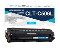 LCL Cartouche de Toner Compatible CLT-C506L CLT-C506S CLT-506L CLT-506S High Yield (1Cyan) Remplacement pour Samsung CLP-680/680DW/680DN CLX-6260FR/6260FD/6260FW/6260ND/6260NR CLX-6260