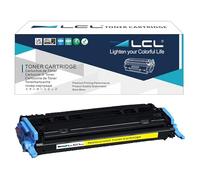 L artouche de Toner Remanufacturée 124A Q6002A 707 CRG707 (1 Jaune) Remplacement pour HP LaserJet 1600 2600 2605 1015 1017Color Series Remplacement pour Canon i-SENSYS LBP5000 5100