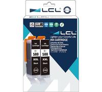 L artouche d'encre Compatible PGI-580 PGI-580XXL PGI-580PGBK 1970C001 27 ML (2PGBK) Remplacement pour Canon Pixma TR7550 TR8550 TS6150 TS6151 TS6250 TS8150 TS8151 TS8152 TS9150