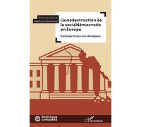 L’autodestruction de la socialdémocratie en Europe Sociologie d’une crise idéologique - Mathieu Petithomme - L'harmattan - broché - Essai