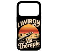 L Aviron C'est Ma Thérapie Rameur Soleil Coque pour iPhone 17 Pro