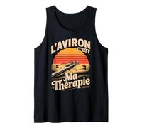 L Aviron C'est Ma Thérapie Rameur Soleil Débardeur