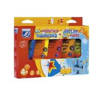 Tubes de gel et gouache pailleté - Peinture enfant - Assortiment - Lefranc Bourgeois G