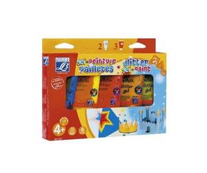 L&b Education - 807307 - Loisir Créatif - Gouache Pailletée Education - 5 X 75 Ml - Assortiment