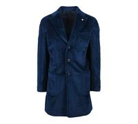 L.b.m. 1911 - Manteau en velours côtelé - Homme - Manteaux - Bleu - Taille: L