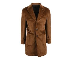 L.b.m. 1911 - Manteau en velours côtelé - Homme - Manteaux - Brun - Taille: L