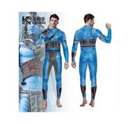 (L,B142-429)Avatar 2 Neytiri Jake Sully Cosplay Jumpsuit - 3d Women Men Avatar: The Way Of Water Costume - Halloween, Zenti Party Bodysuit