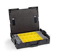L-BOXX 102 Sortimo blackline avec insert B3 | Boîte à outils avec fermetures anthracite et système de clic pour rangement et transport
