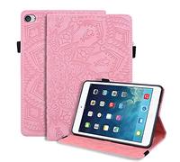 L&Btech Coque iPad Mini 5 Cover 7.9'', iPad Mini 4 Cuir PU Étui Flip Portefeuille Housse de Protection avec Support Fonction et Veille/Réveil Auto pour iPad Mini 1 2 3 4 5 Tablettes,Rose
