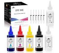 L&C Lot de 6 recharges d'encre DTF pour Epson XP15000 DTF pour toutes les imprimantes DTF et-8550 D570 L1800 R1390 XP15000 L805 toutes imprimantes DTF, lot de 6 cartouches d'encre à transfert
