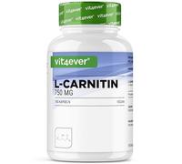 L-Carnitine - 180 capsules végétaliennes - Fortement dosé avec 3000 mg par portion journalière - Premium : 100% L-Carnitine Tartrate sans additifs - Végétalien