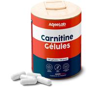 L-Carnitine 2000 Mg-Brûle Graisse & Énergie-Qualité Maximale : Label Carnipure®-120 Gélules Végétales 100% Carnitine Ultra Dosées-30 Jours-Testée En Laboratoire Indépendant-Aqeelab