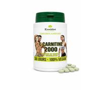 L-Carnitine 2000mg - Masse Musculaire - Perte de Poids Musculation - Résistance et Energie - 120 Comprimés végan - Made in France