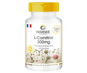 L-Carnitine 300mg - fortement dosé avec 900mg par dose journalière - 100Licaps - Carnipure liquide | Warnke Vitalstoffe - Qualité des pharmacies allemandes