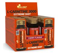 L-Carnitine liquide Olimp Sport Nutrition - L-Carnitine 3000 Extreme Shot - Cherry Pack de 9