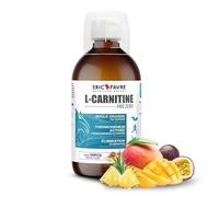 L-CARNITINE LIQUIDE PRO ZERO - L Carnitine Vegan Enrichie au Thé Vert - BRULE GRAISSE Sans Sucre - Boisson Minceur Drainante - Flacon de 500 ml - Saveur Tropicale - Eric Favre