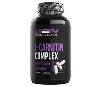 L-Carnitine Triple Complexe - 3000 mg par portion quotidienne - Hautement dosé & végane - Formule premium avec acétyl-, tartrate et fumarate de L-carnitine - 120 gélules
