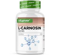 L-Carnosine - 120 capsules - Hautement dosé avec 1000mg par portion journalière - Acide aminé pur obtenu par fermentation végétale - Sans additifs, végétalien